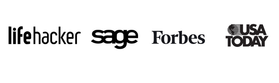 Featured in Forbes, Lifehacker, Copyblogger, and USA Today
